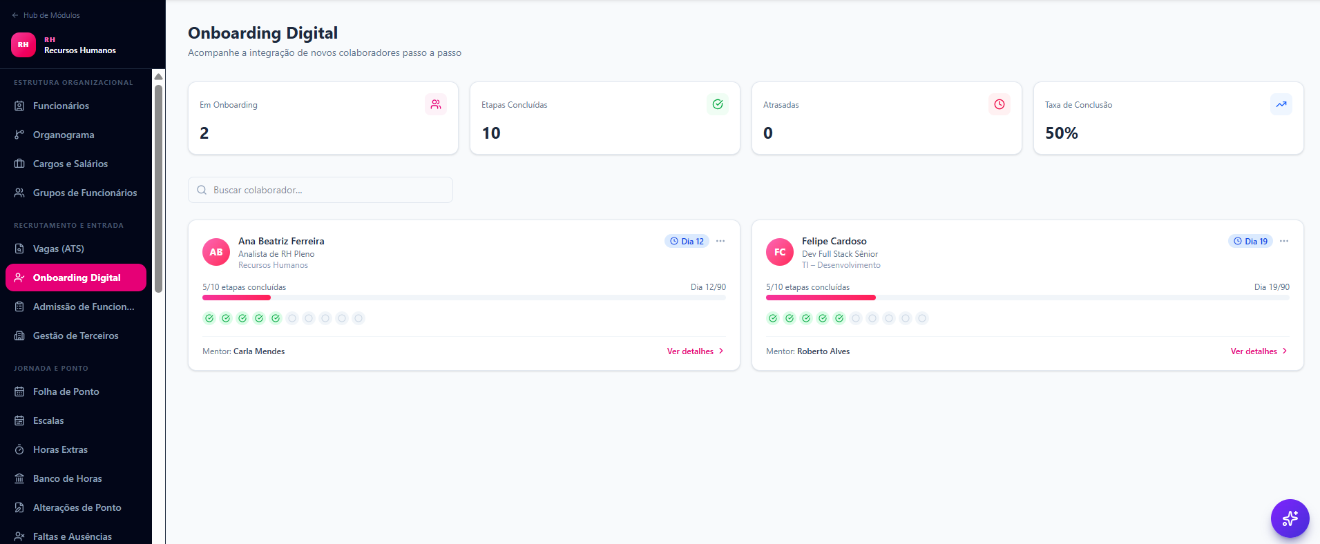 Onboarding digital